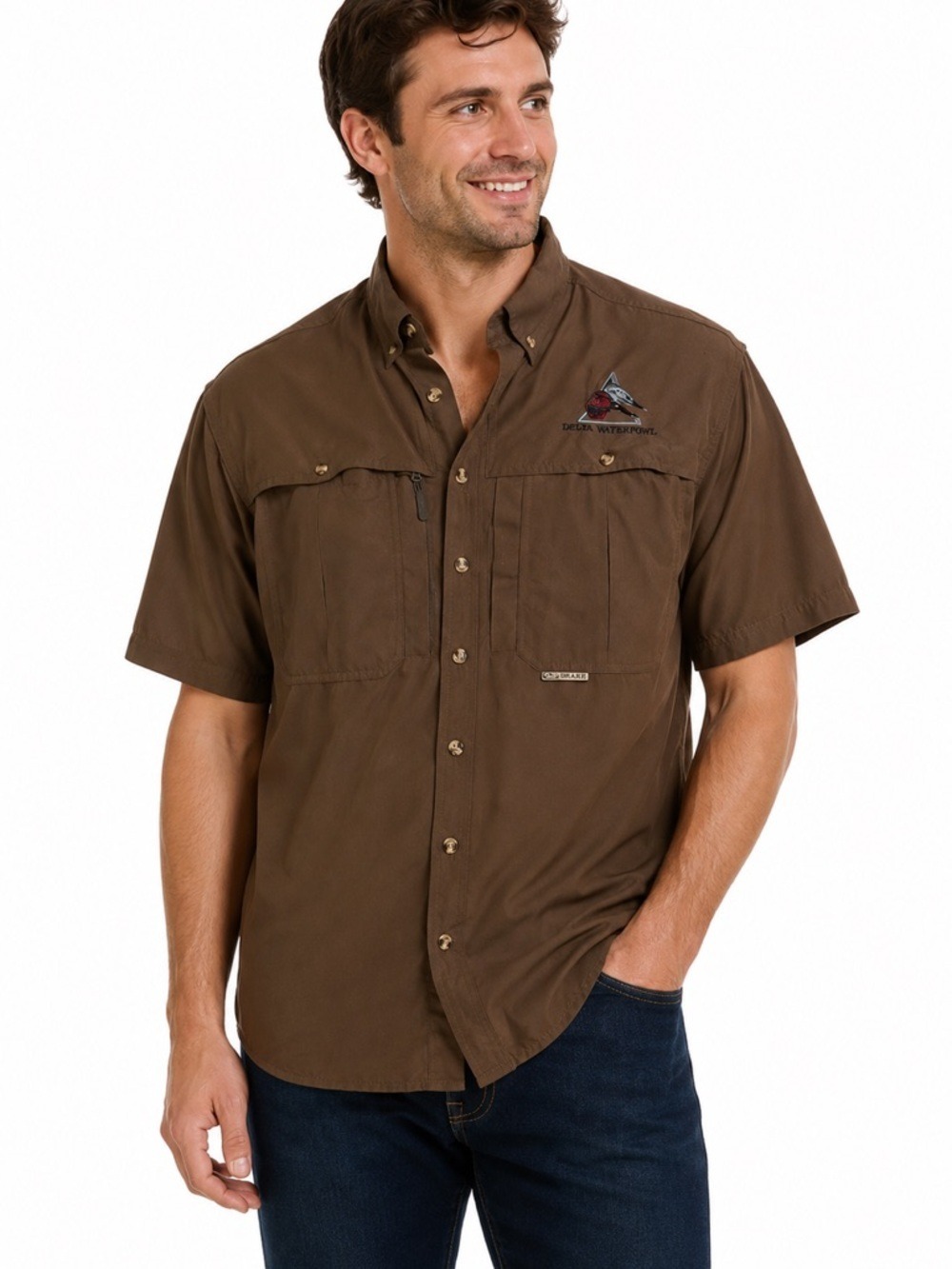 Drake Vented Wingshooter's Short Sleeve Casual Lightweight Shirt Mens Me…